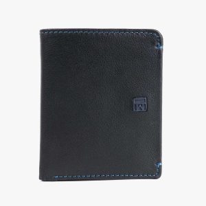 Billetero de Piel con monedero Matties New Nappa Negro