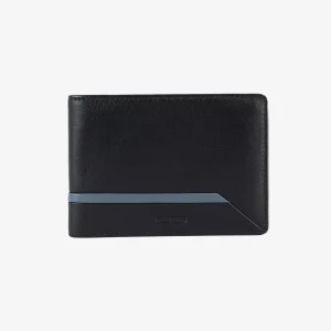 Billetero americano de Piel (12x8,7cm) monedero a clic Matties Core