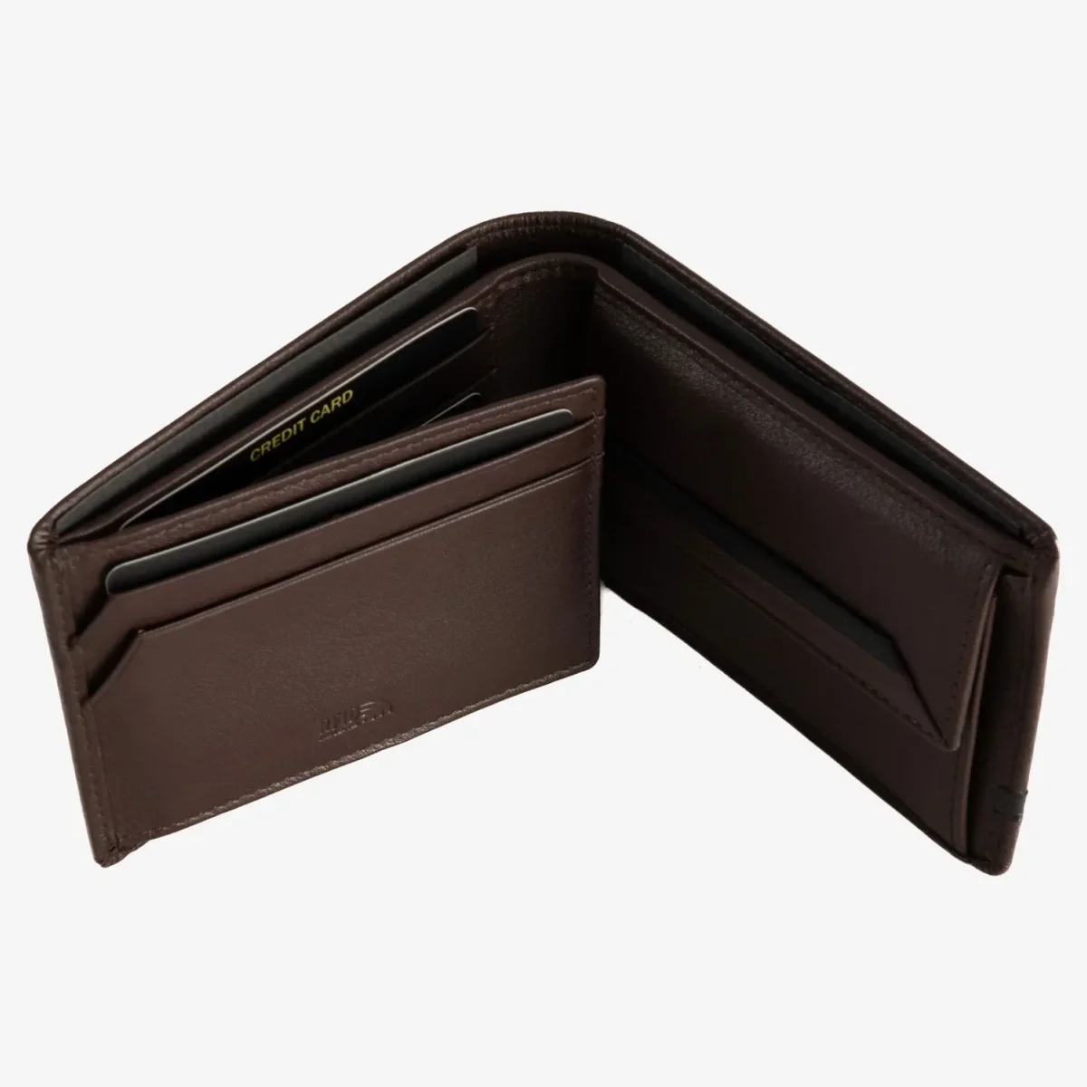 Billetero americano de Piel (12x8,7cm) monedero a clic Matties Core - Imagen 6