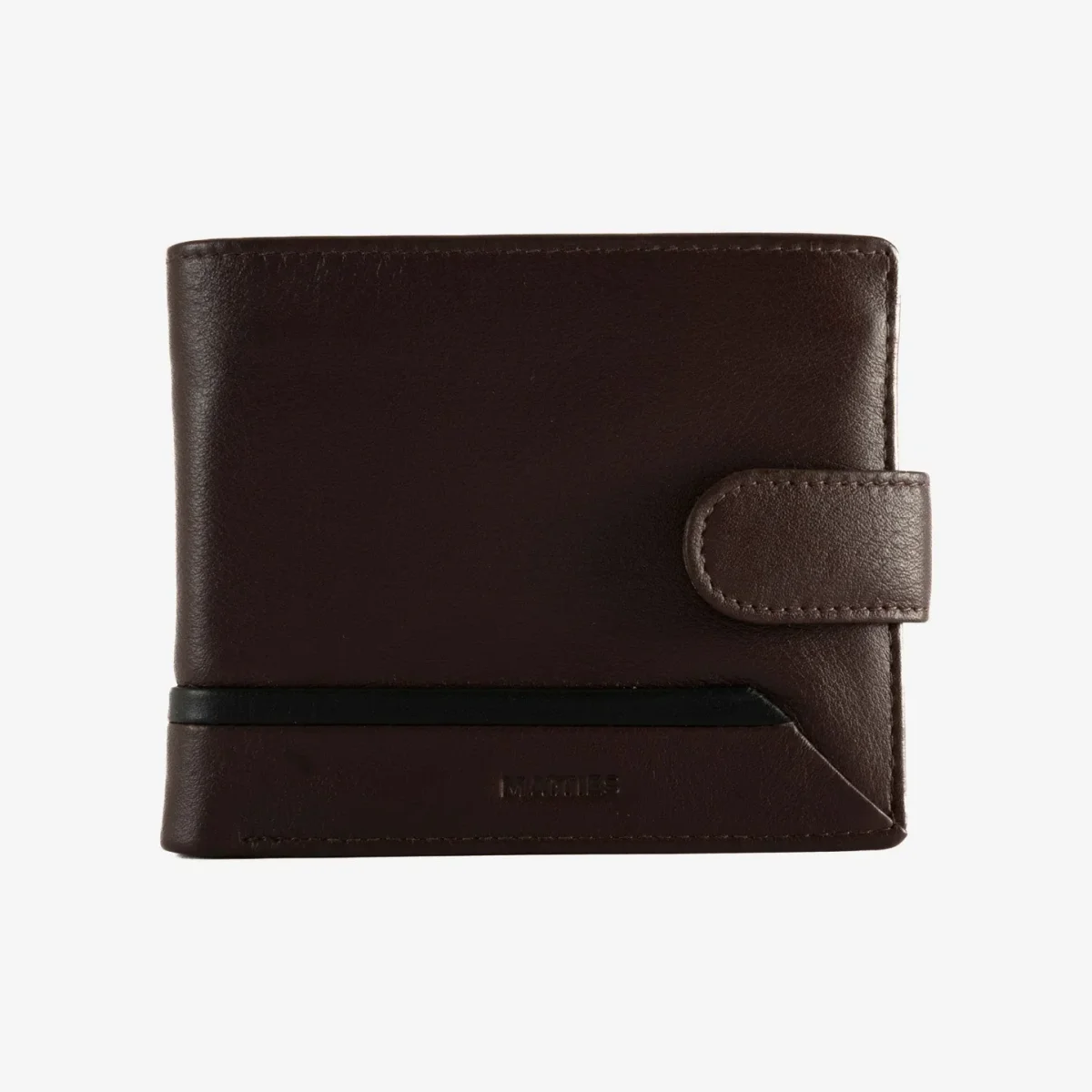 Billetero americano de Piel (11,5x9,5cm) monedero a clic Matties Core - Imagen 4