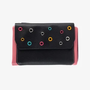 Billetero de Piel (16,5x10cm) monedero de cremallera Matties Mushi