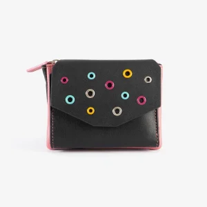 Billetero pequeño de Piel (12,5x9cm) monedero de cremallera Matties Mushi