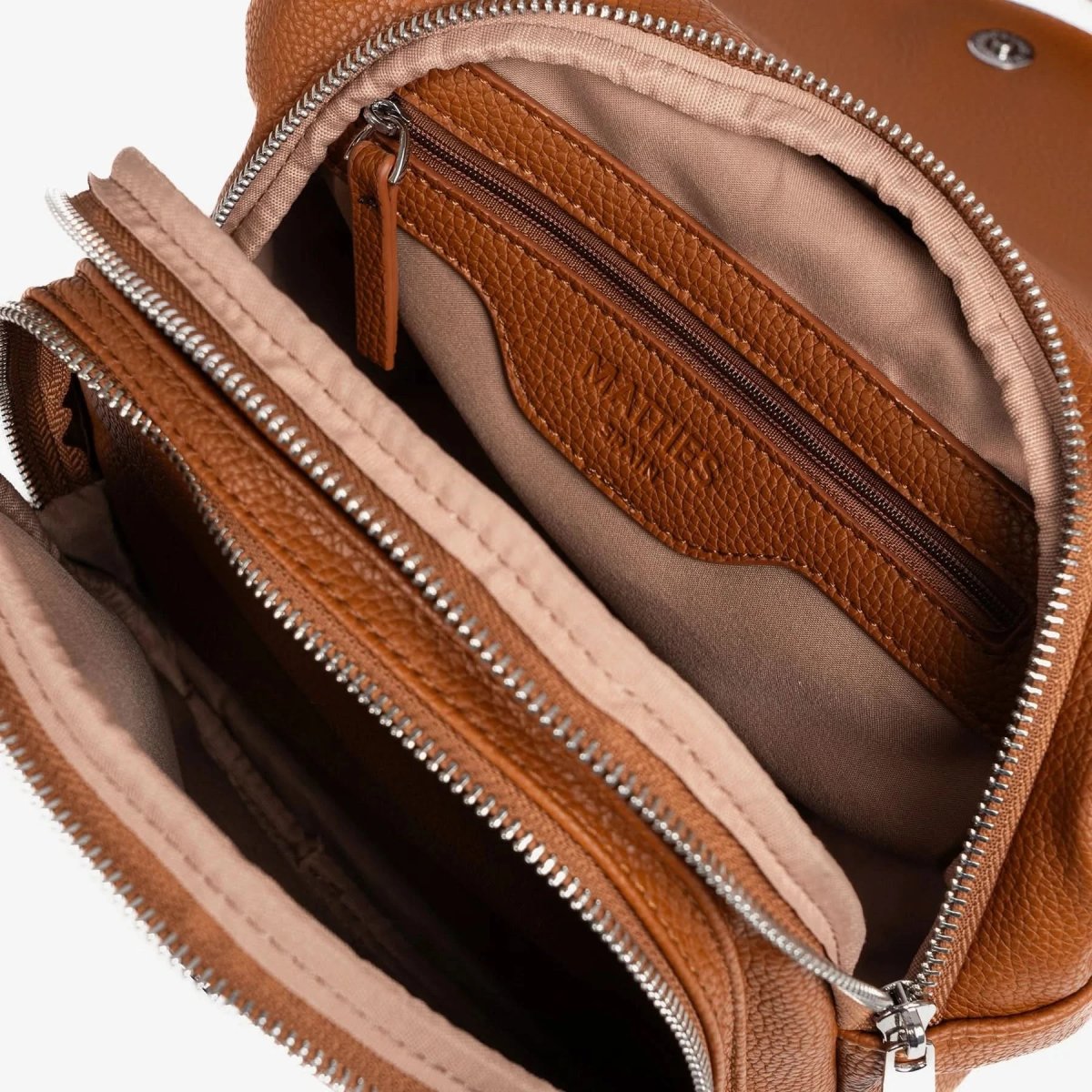 Mochila Matties Reunion Cuero - Imagen 4