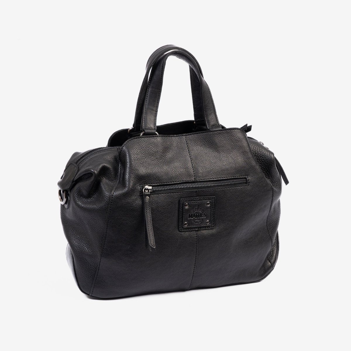 Bolso de mano con Bandolera Piel Matties Eva Negro - Imagen 2