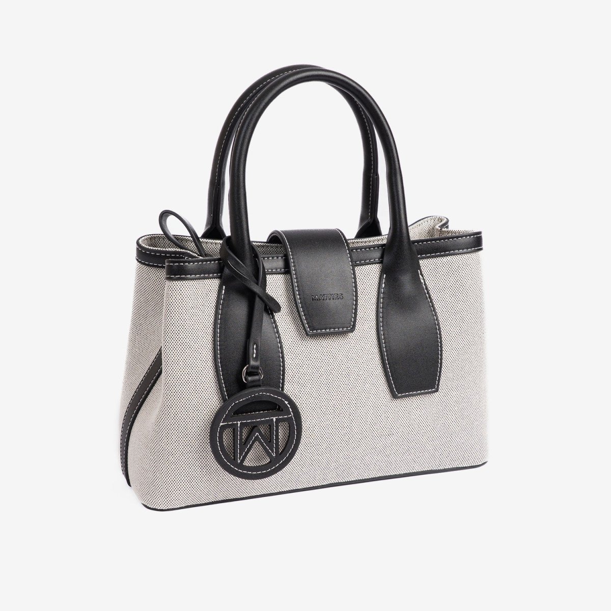 Bolso de Mano con Bandolera Matties Grey - Imagen 5