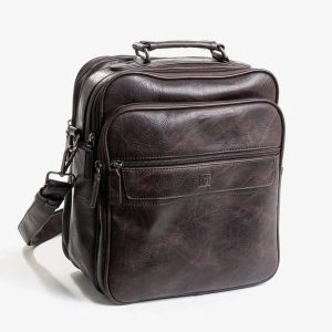 Bolso Bandolera Grande para Hombre Matties color Café