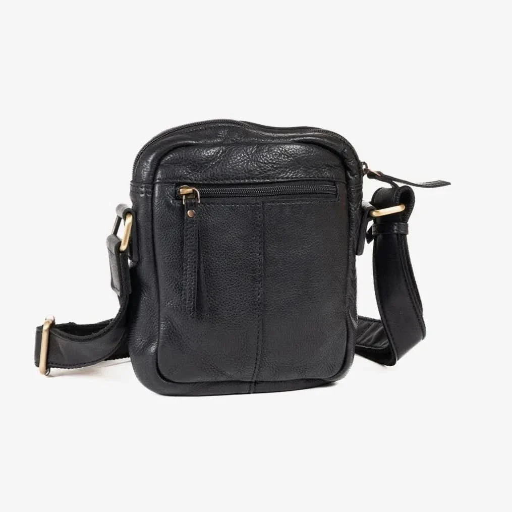 Bolso Hombre piel (16x20 cm) Matties Antic Negro - Imagen 4