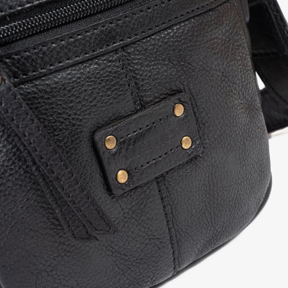 Bolso Hombre piel (16x20 cm) Matties Antic Negro - Imagen 3