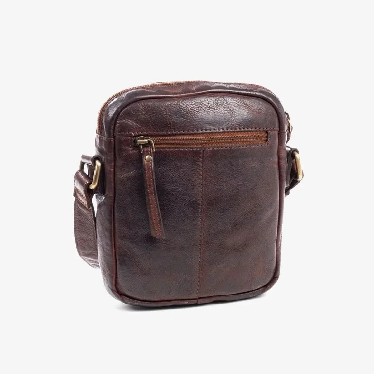 Bolso Hombre piel (16x20 cm) Matties Antic Marrón - Imagen 4