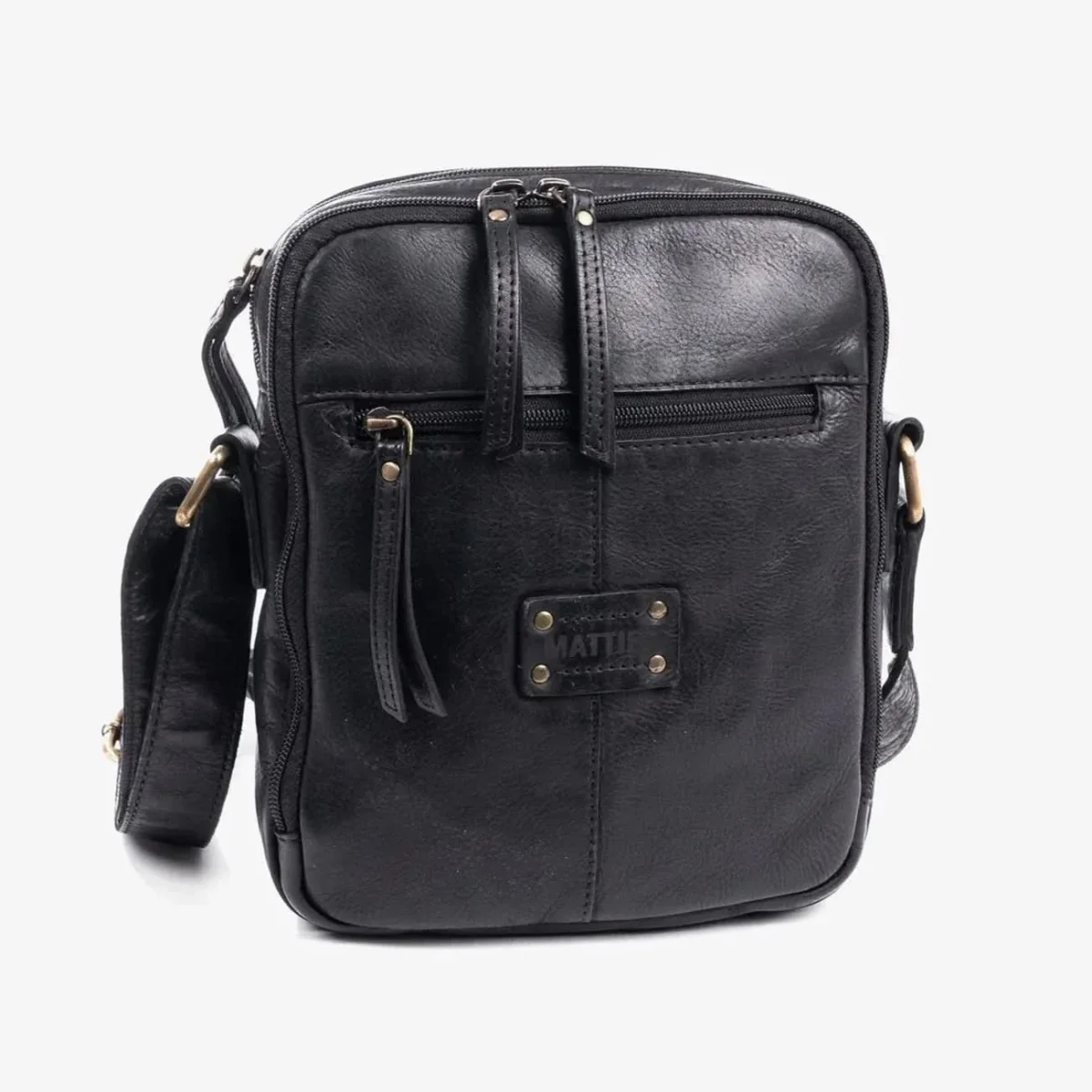 Bolso Hombre piel (19x25 cm) Matties Antic Negro - Imagen 2