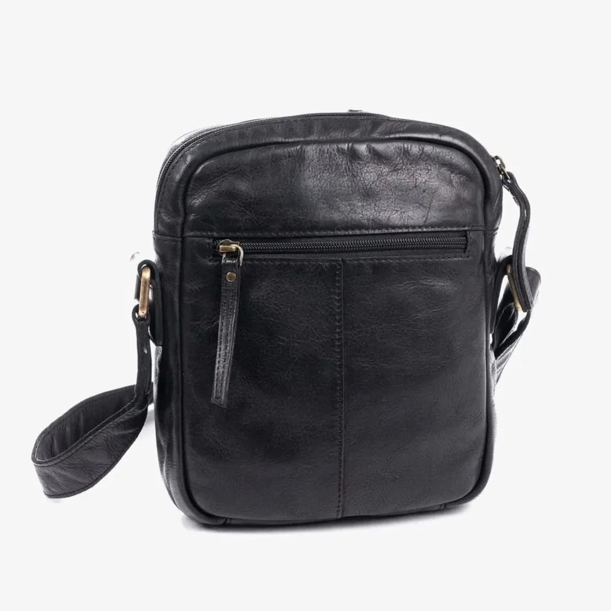 Bolso Hombre piel (19x25 cm) Matties Antic Negro - Imagen 3