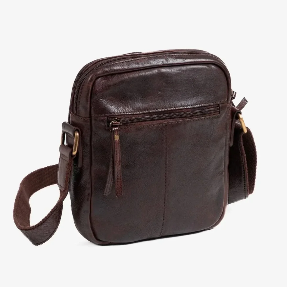 Bolso Hombre piel (19x25 cm) Matties Antic Marrón - Imagen 4
