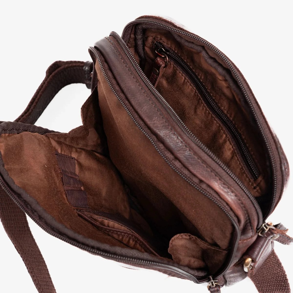 Bolso Hombre piel (19x25 cm) Matties Antic Marrón - Imagen 3