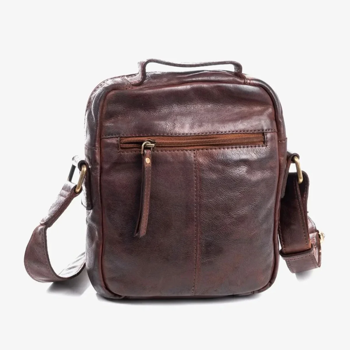 Bolso Hombre piel (19x24 cm) Matties Antic Marrón - Imagen 4