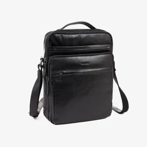 Bolso Hombre piel (24x30 cm) Matties Cow Silky Negro