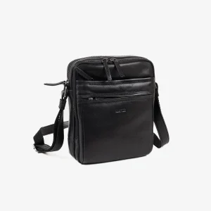 Bolso Hombre piel (19x24 cm) Matties Cow Silky Negro