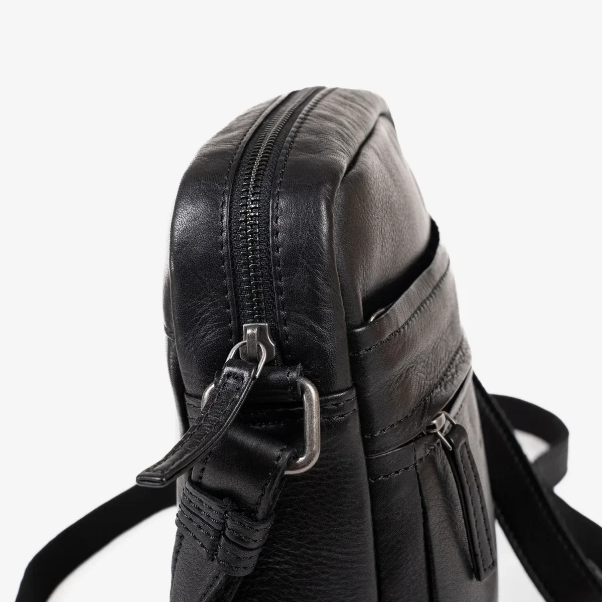 Bolso Hombre piel (21x26,5 cm) Matties Cow Silky Negro - Imagen 4