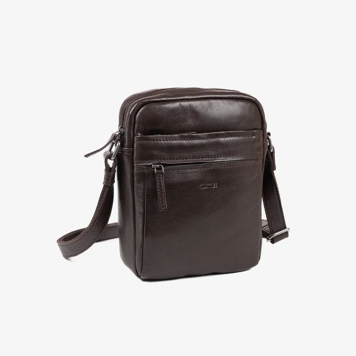 Bolso Hombre piel (21x26,5 cm) Matties Cow Silky Marrón