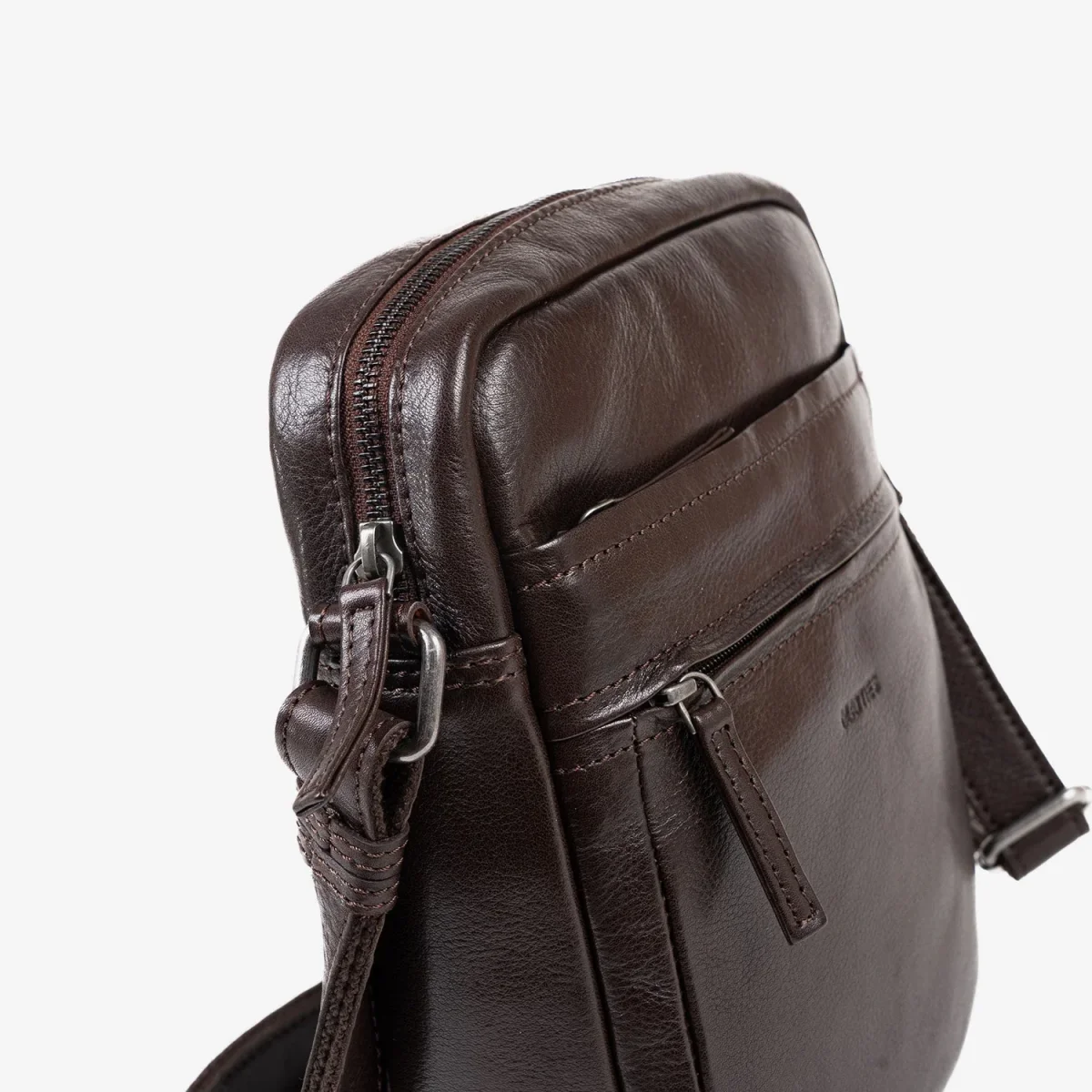 Bolso Hombre piel (21x26,5 cm) Matties Cow Silky Marrón - Imagen 4