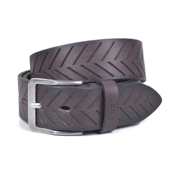 Cinturón en Piel de Vacuno 40 mm Miguel Bellido Modelo para vaquero 4295 Marrón - Imagen 2