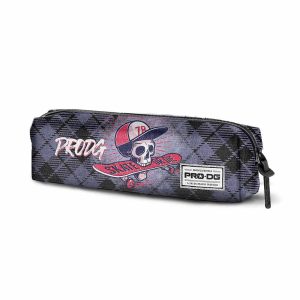 PRODG Skull-Estuche Portatodo Cuadrado HS, Gris
