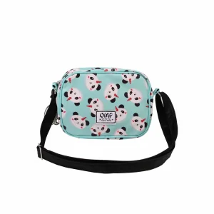 Oh My Pop! Pandicorn Turquesa-Bolso Bandolera Rectangular, Turquesa