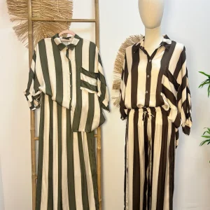 conjunto Elegance Rayas