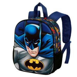 DC Comics Batman Rage-Mochila 3D Pequeña, Azul