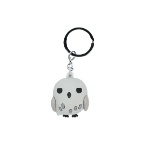 Harry Potter Hedwig Chibi-Figura de Vinilo Llavero, Multicolor
