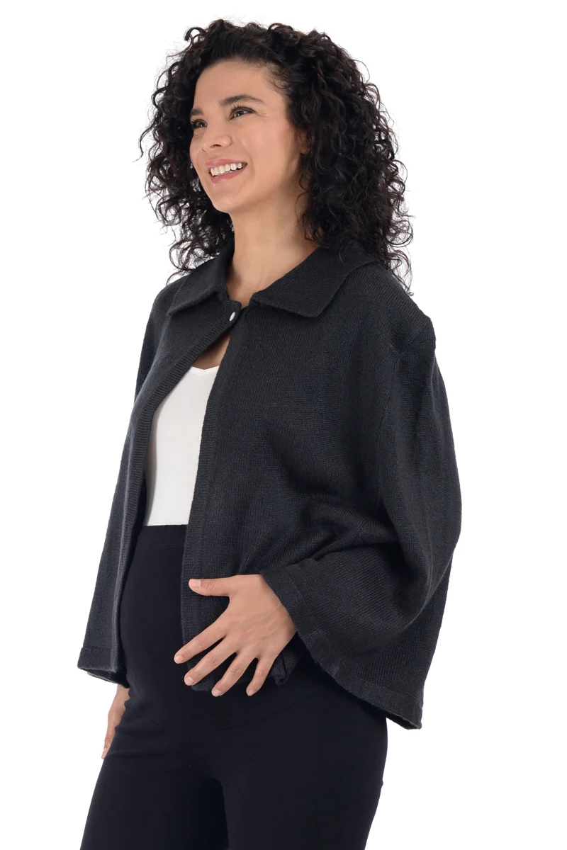 Capa de Maternidad MAMA MIA Maternity Estilo Poncho - Imagen 3