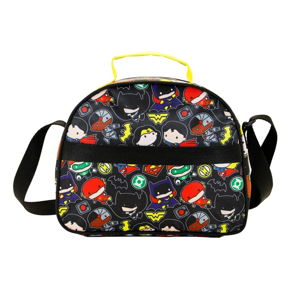 DC Comics Batman Bat Chibi-Bolsa Portamerienda 3D, Amarillo - Imagen 4