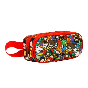 Harry Potter All Together Now-Estuche Portatodo 3D Doble, Rojo