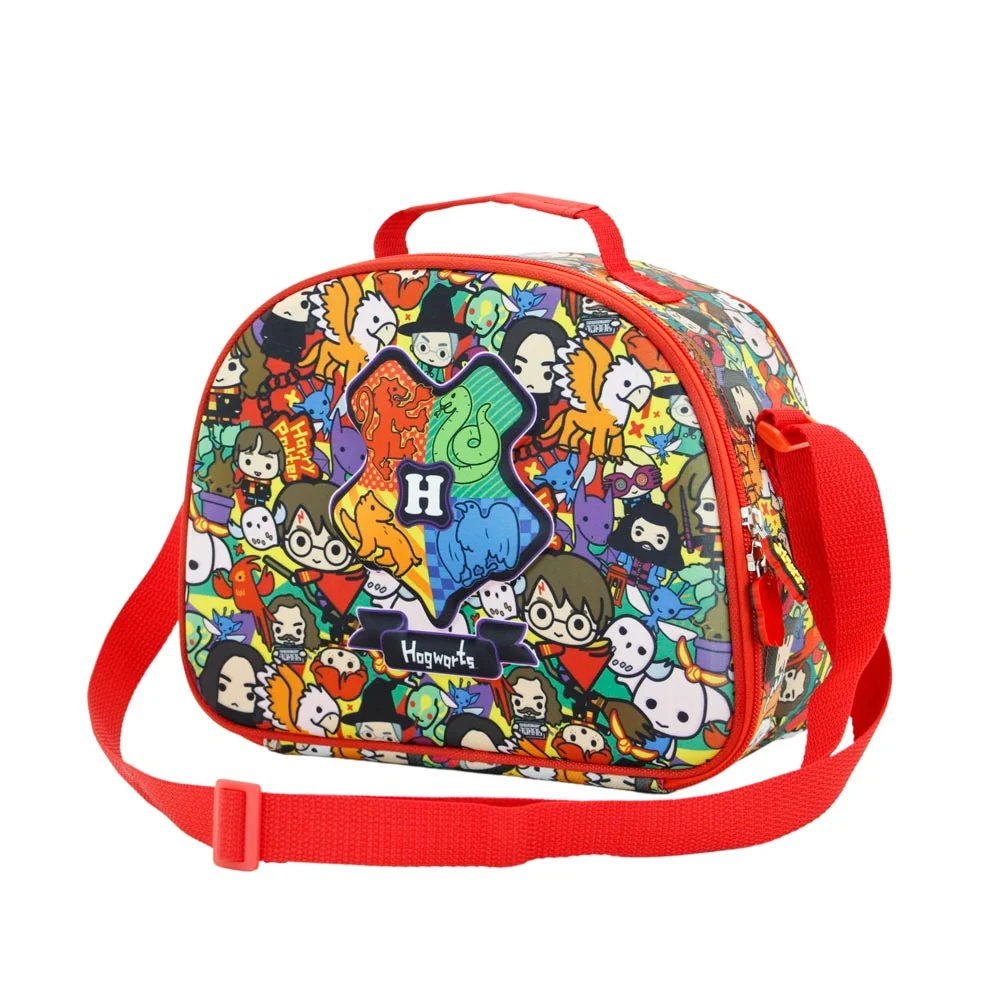 Harry Potter All Together Now-Bolsa Portamerienda 3D, Rojo