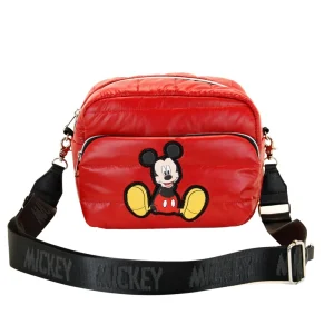 Disney Mickey Mouse Shoes-Bolso Bandolera IBiscuit Padding, Rojo
