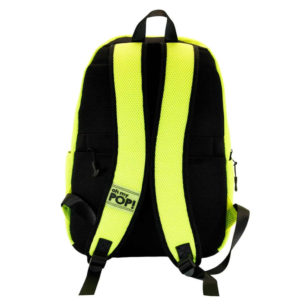 Oh My Pop! Yellow Neon-Mochila Mesh, Amarillo - Imagen 5