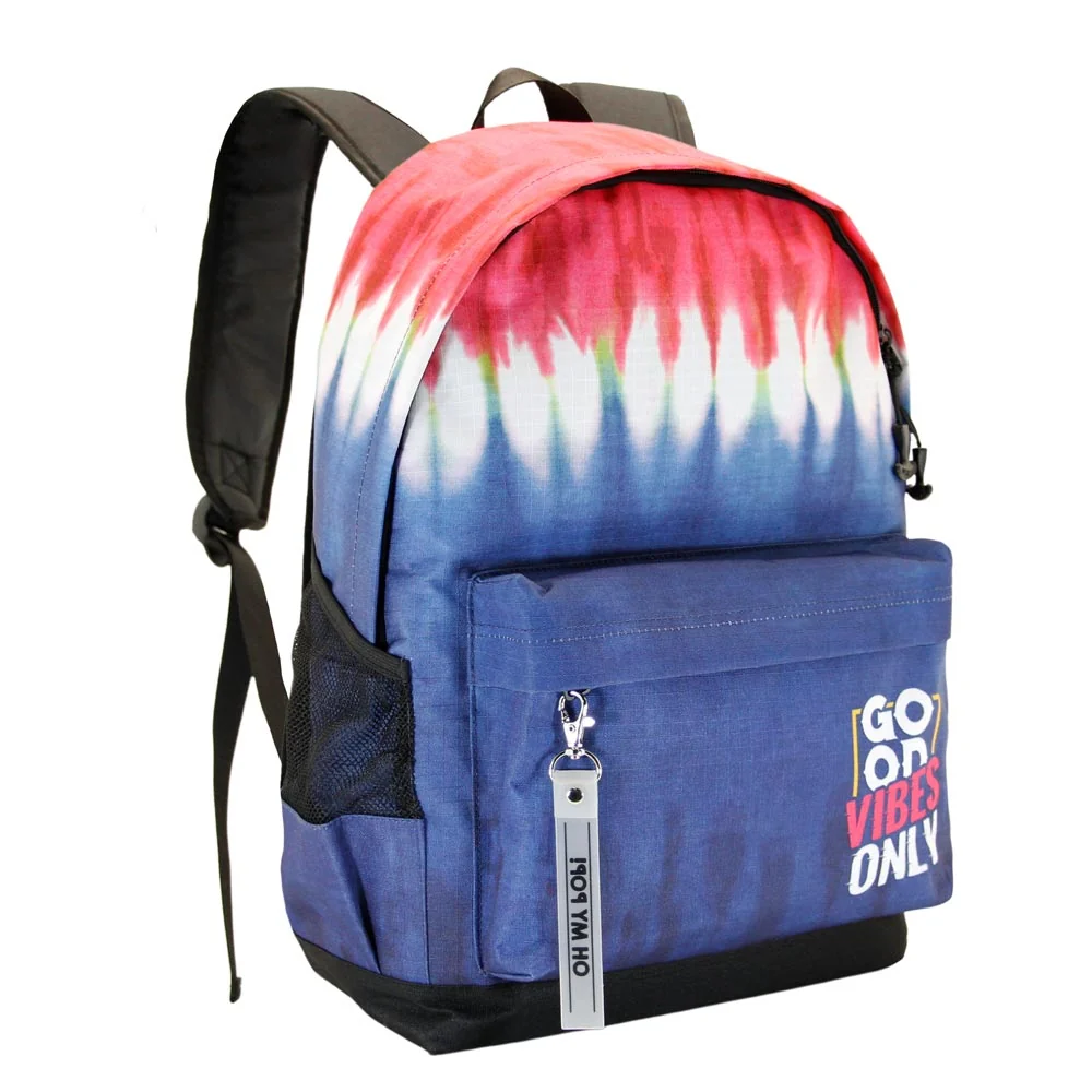 Oh My Pop! Good Vibes Denim-Mochila ECO 2.0, Azul - Imagen 4