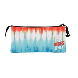 Oh My Pop! Good Vibes Mint-Estuche Portatodo Triple ECO, Azul