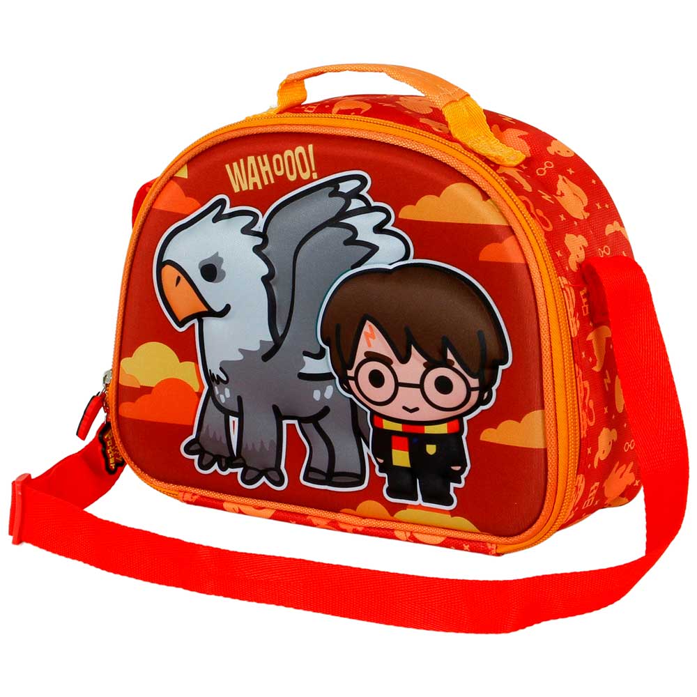 Harry Potter Buckbeak-Bolsa Portamerienda 3D, Naranja