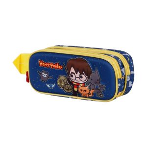Harry Potter Beasty Friends-Estuche Portatodo 3D Doble, Azul