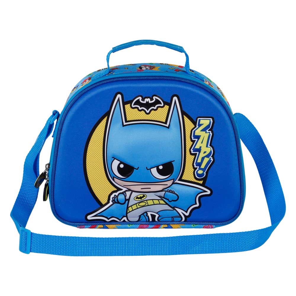 DC Comics Batman Zap-Bolsa Portamerienda 3D, Multicolor - Imagen 3