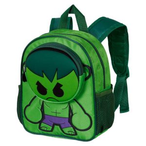 Marvel Hulk Bobblehead-Mochila Pocket, Verde
