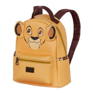 Disney El Rey León Face-Mochila Heady, Amarillo