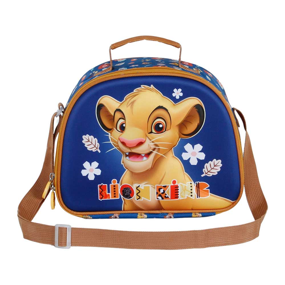 Disney El Rey León Little Face-Bolsa Portamerienda 3D, Azul - Imagen 3