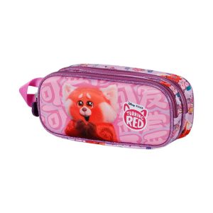 Disney Red Yaay-Estuche Portatodo 3D Doble, Rosa