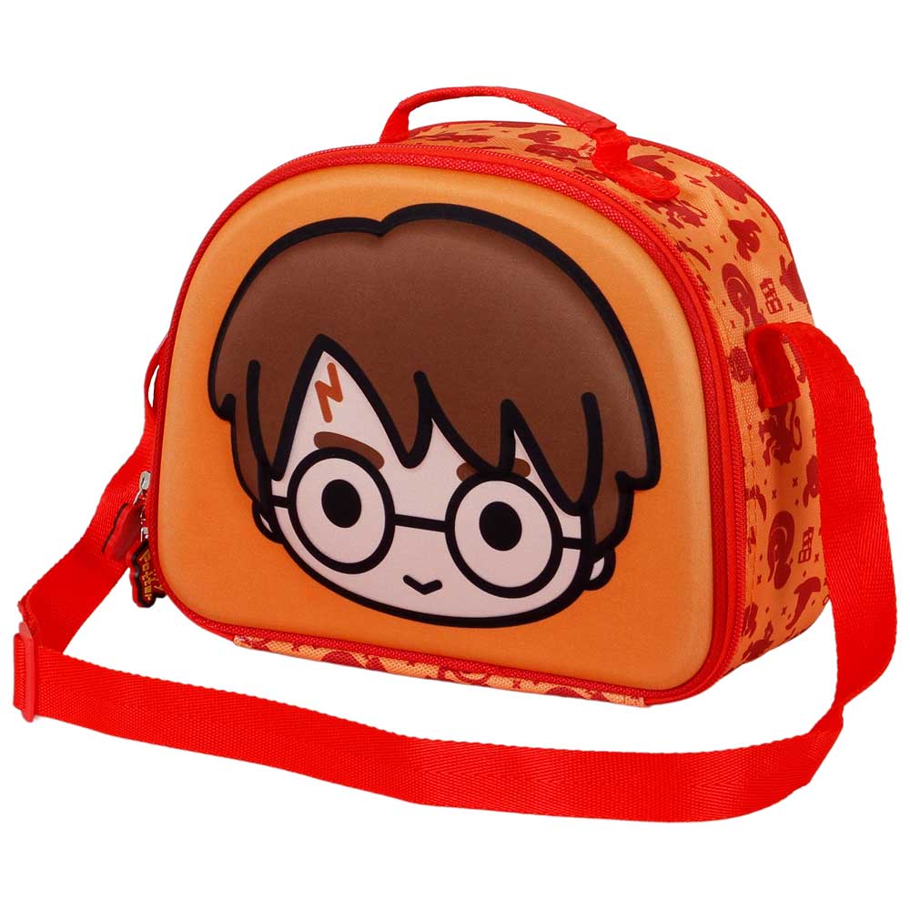 Harry Potter Bobblehead-Bolsa Portamerienda 3D, Naranja - Imagen 2