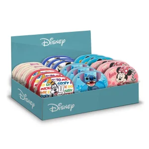 Disney Mix-Expositor con 18 Monederos Pill, Multicolor