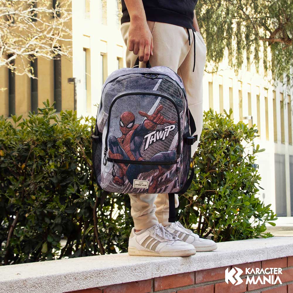 Marvel Spiderman Arachnid-Mochila Fight FAN 2.0, Rojo - Imagen 6