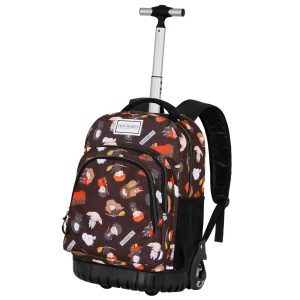 Harry Potter Cute-Mochila Trolley GTS FAN, Negro