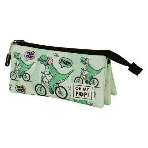 Oh My Pop! Dinorrr-Portatodo Triple FAN 2.0, Verde
