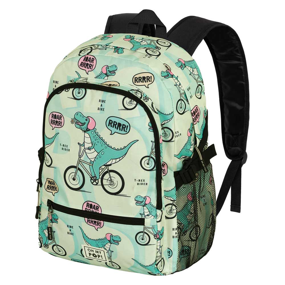 Oh My Pop! Dinorrr-Mochila Fight FAN 2.0, Verde - Imagen 2